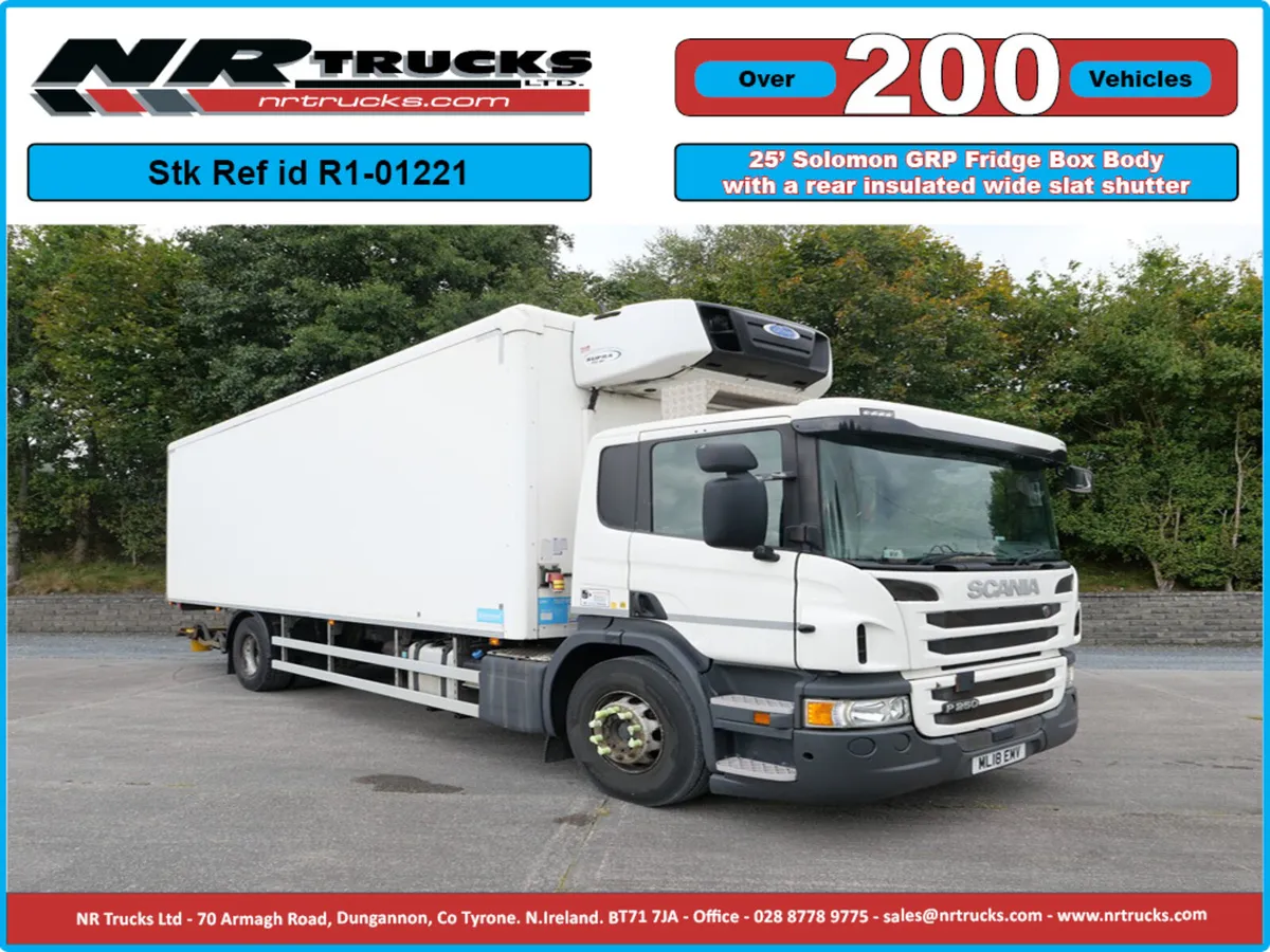 2018 Scania P250 Fridge Body 4x2 Auto - Image 1