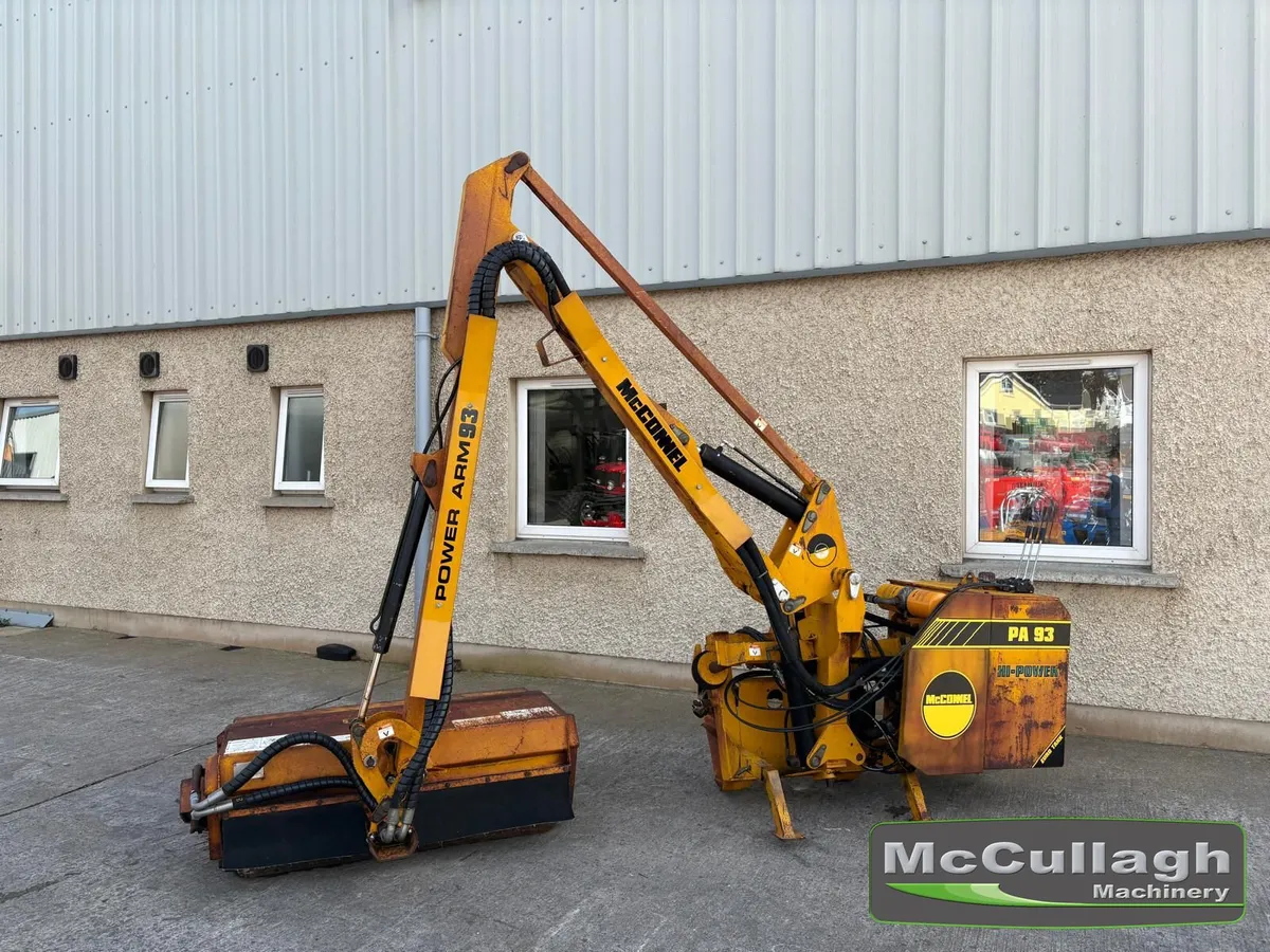 Used McConnel PA93 Hi-Power Hedgecutter - Image 1