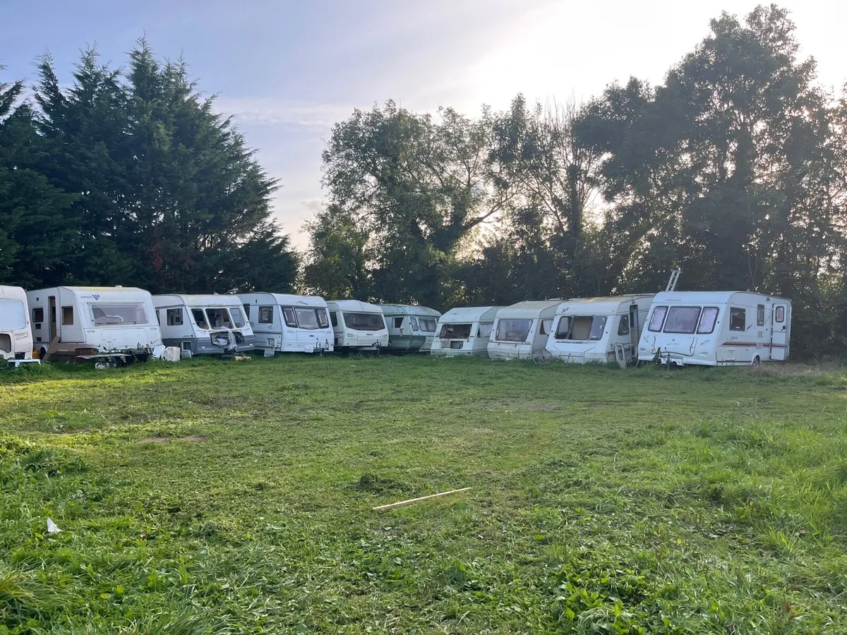 We buy damaged or unwanted caravans