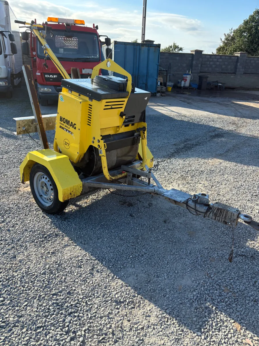 2023 Bomag BW72E-2 Roller & Trailer As New - Image 1