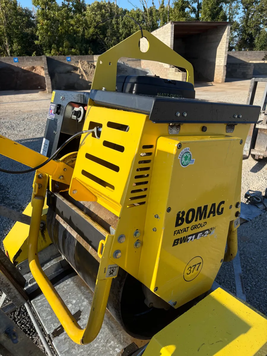 2023 Bomag BW72E-2 Roller & Trailer As New - Image 4