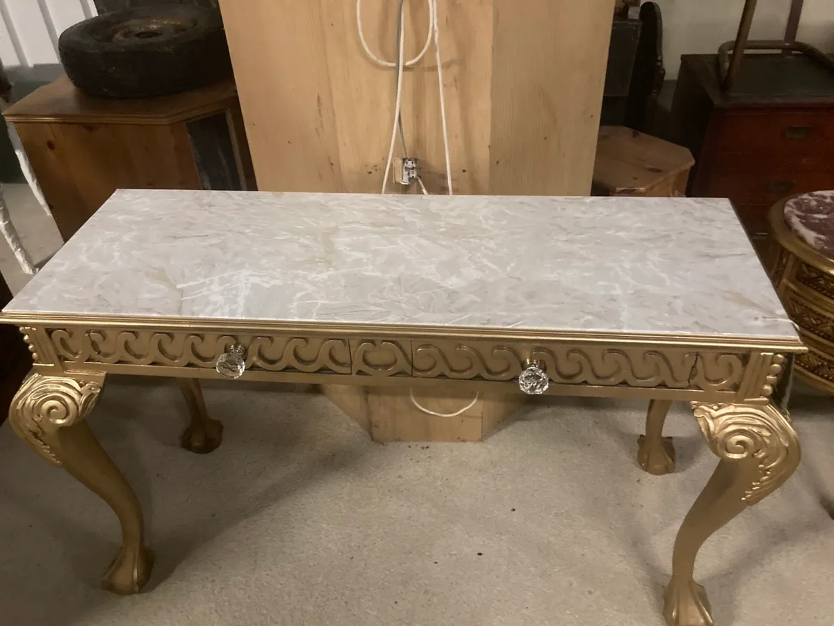 Console gold table nationwide delivery available - Image 4