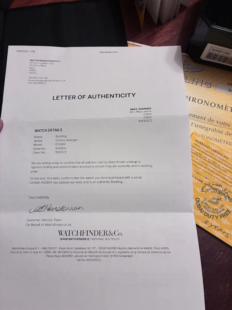 Breitling watch Chrono Avenger - Image 2