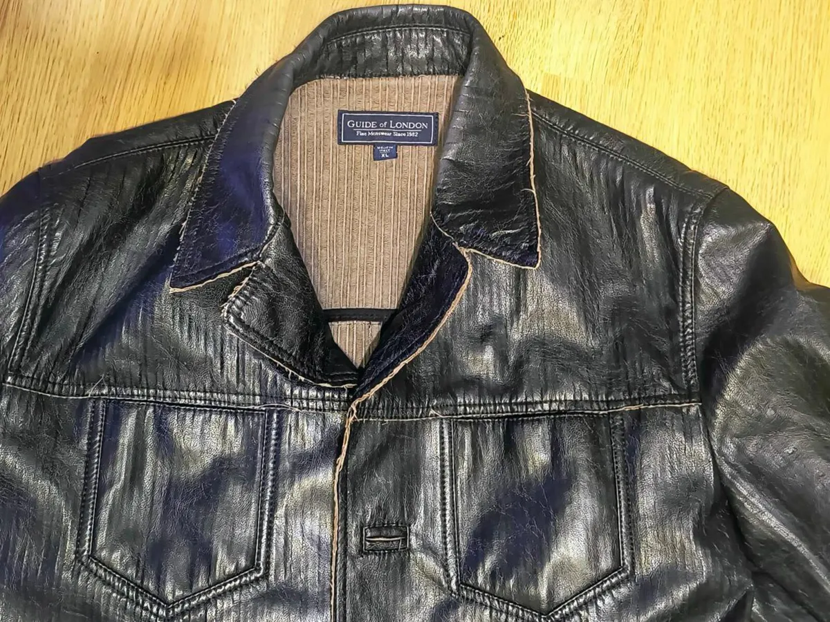 Vintage  Classic Leather Jacket - Image 1