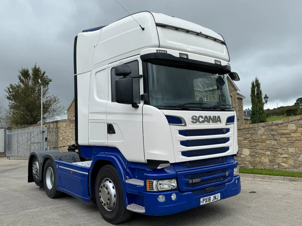 2018 Scania R580 6x2 tag - Image 1