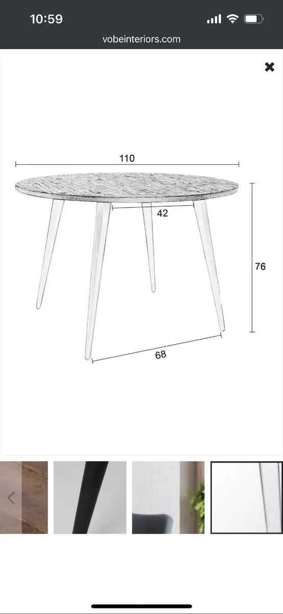 Round Dining Table - Image 2