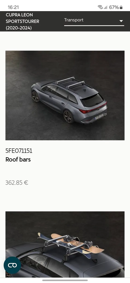 New Cupra Roof Box and Bars - Image 2