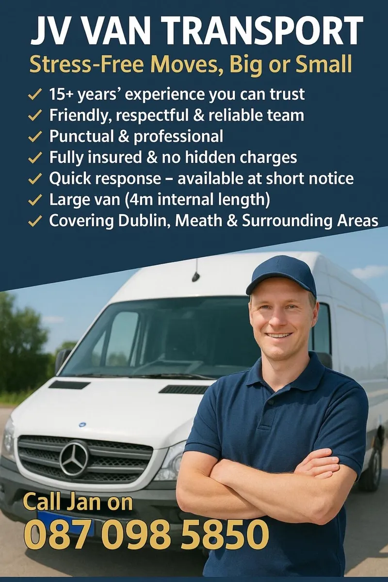 Man with a van Dublin - Image 1