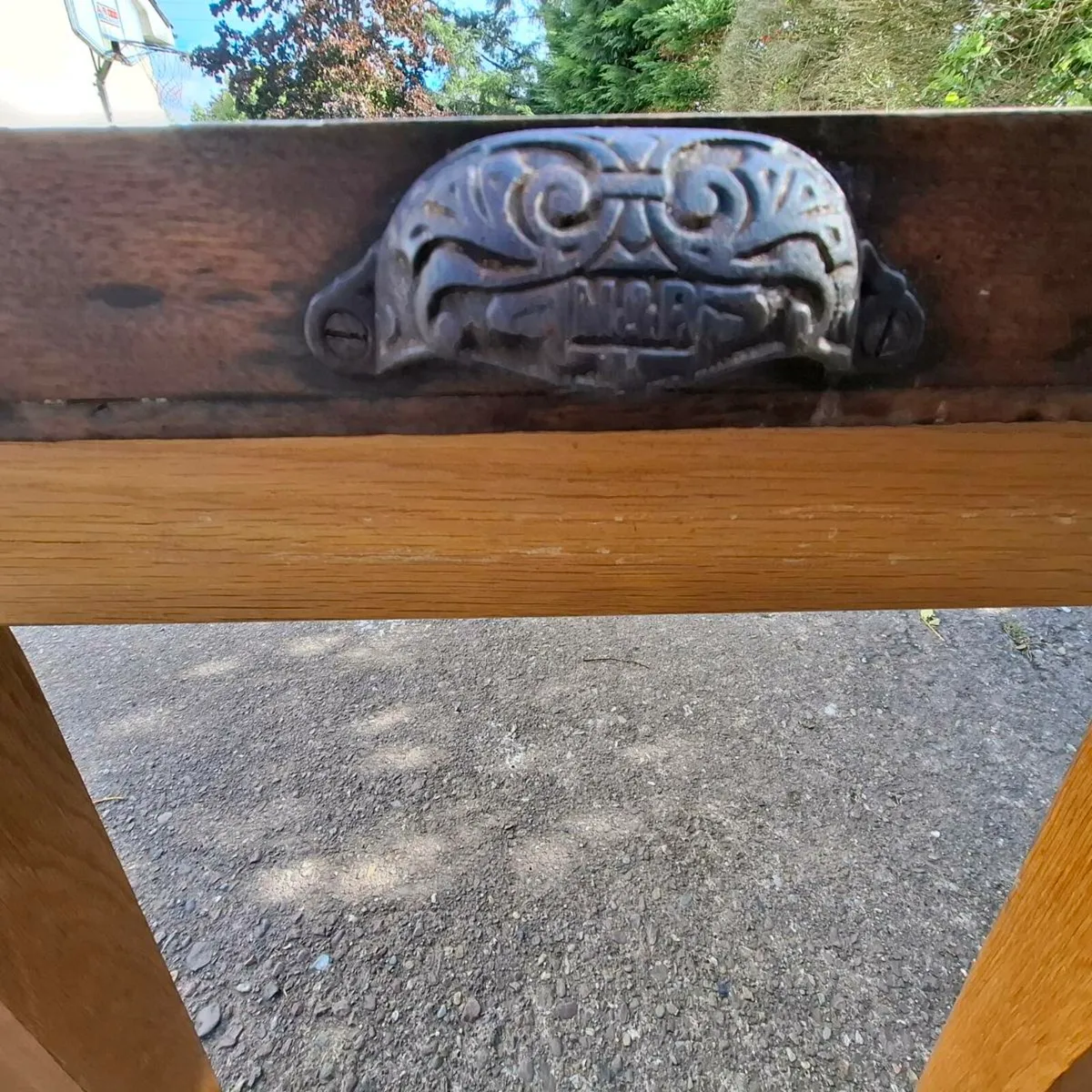 Letterpress Typeset Drawer topped Table - Image 3