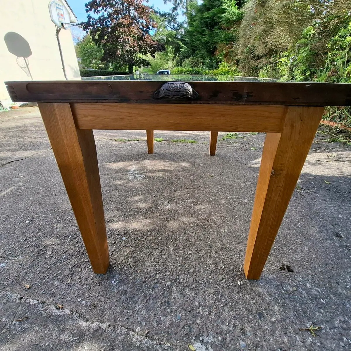 Letterpress Typeset Drawer topped Table - Image 4