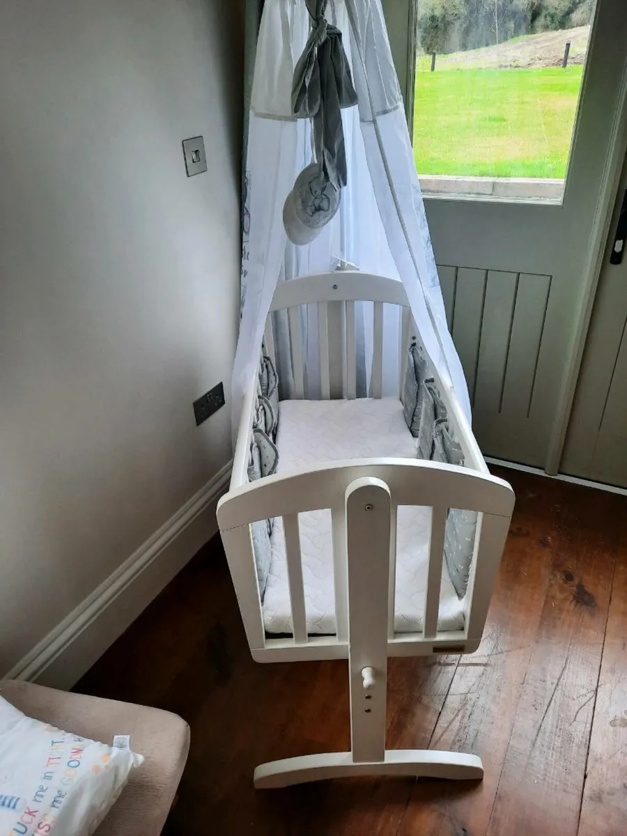 Mamas & Papas cot With canopy - Image 2