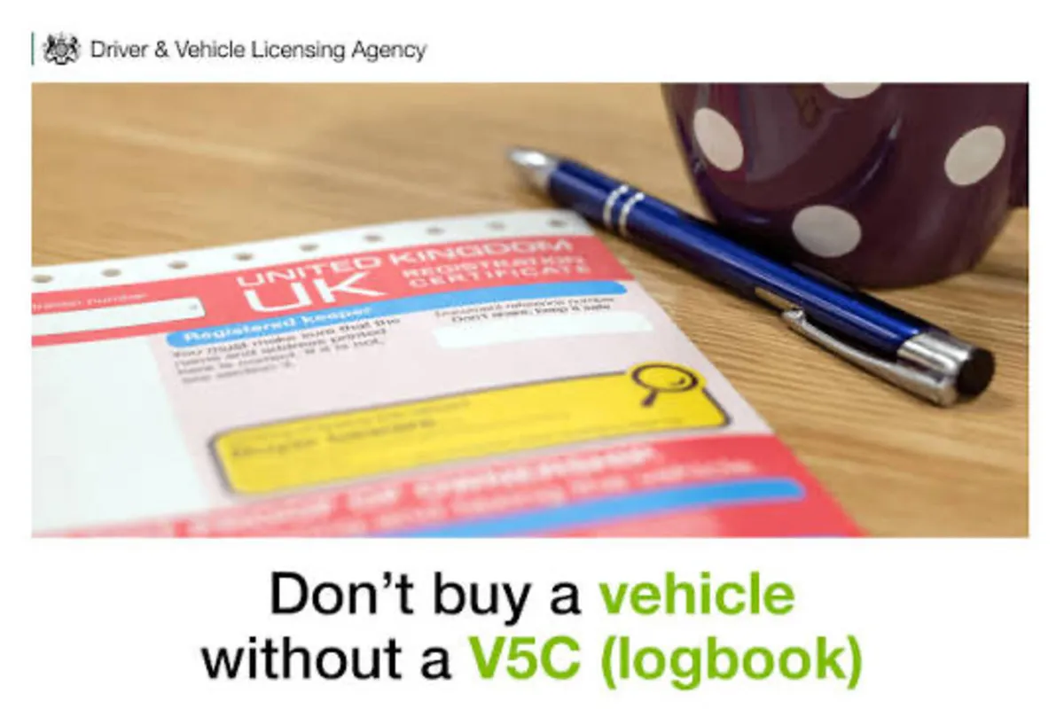 V5 Log books REPLACEMENTS - Image 2