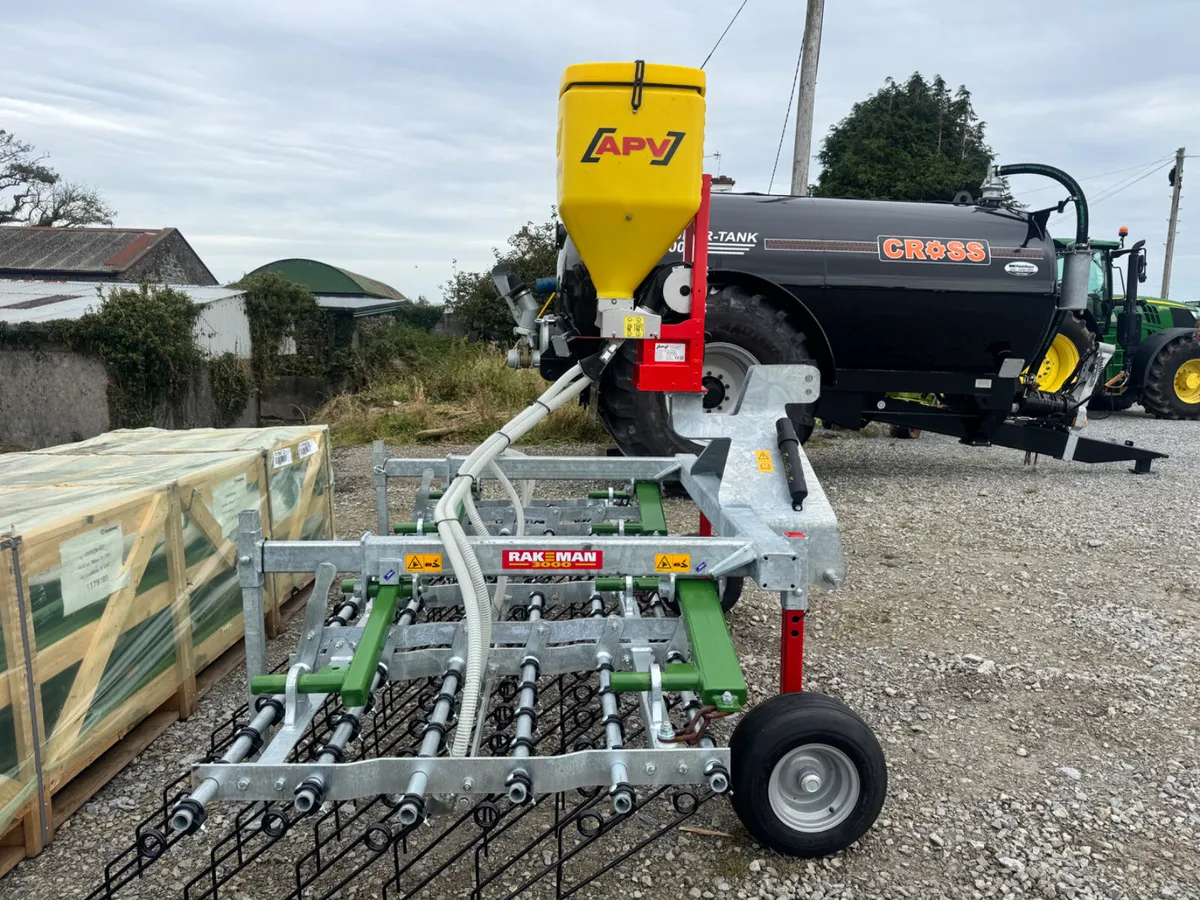 Rakeman 3M Grass Harrow with Apv MDP100 - Image 1