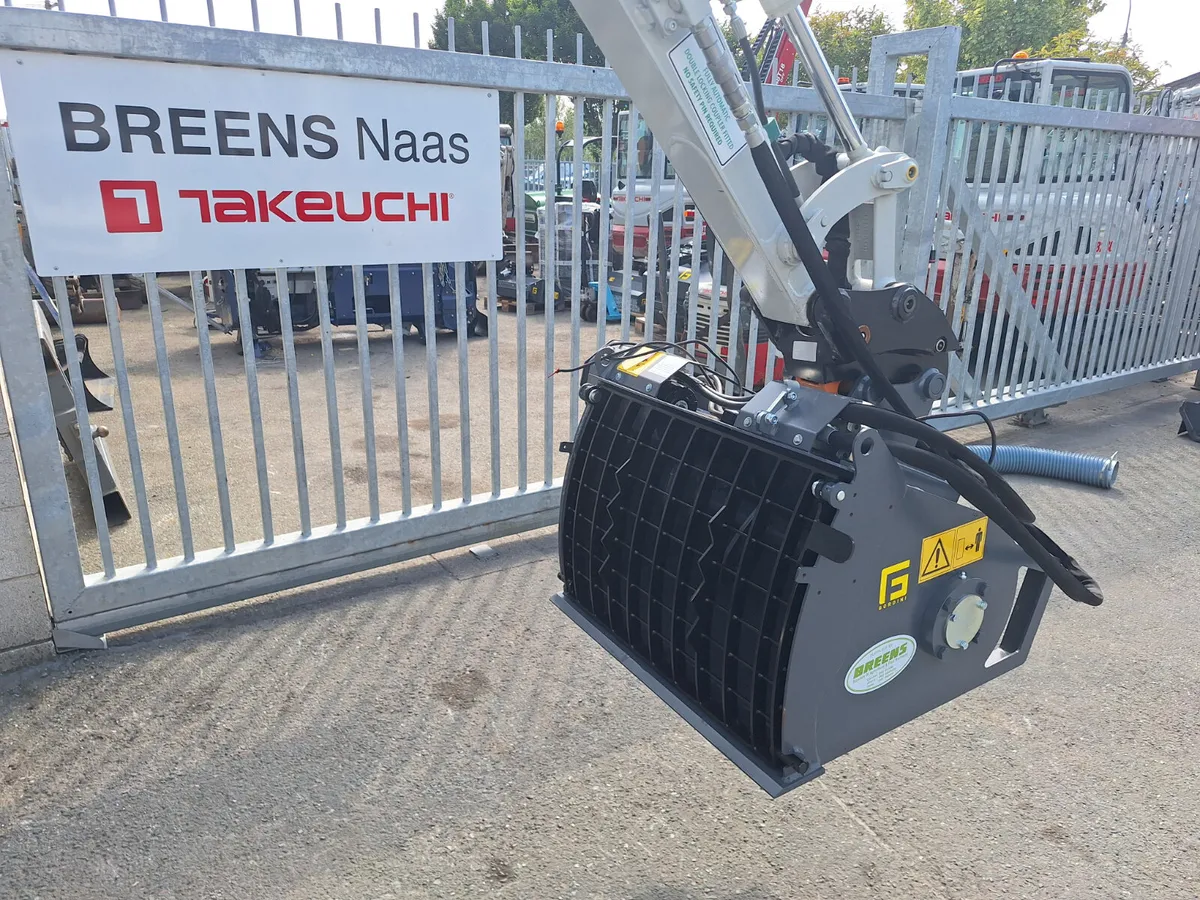 GF Gordini Excavator concrete mixing buckets - Image 2