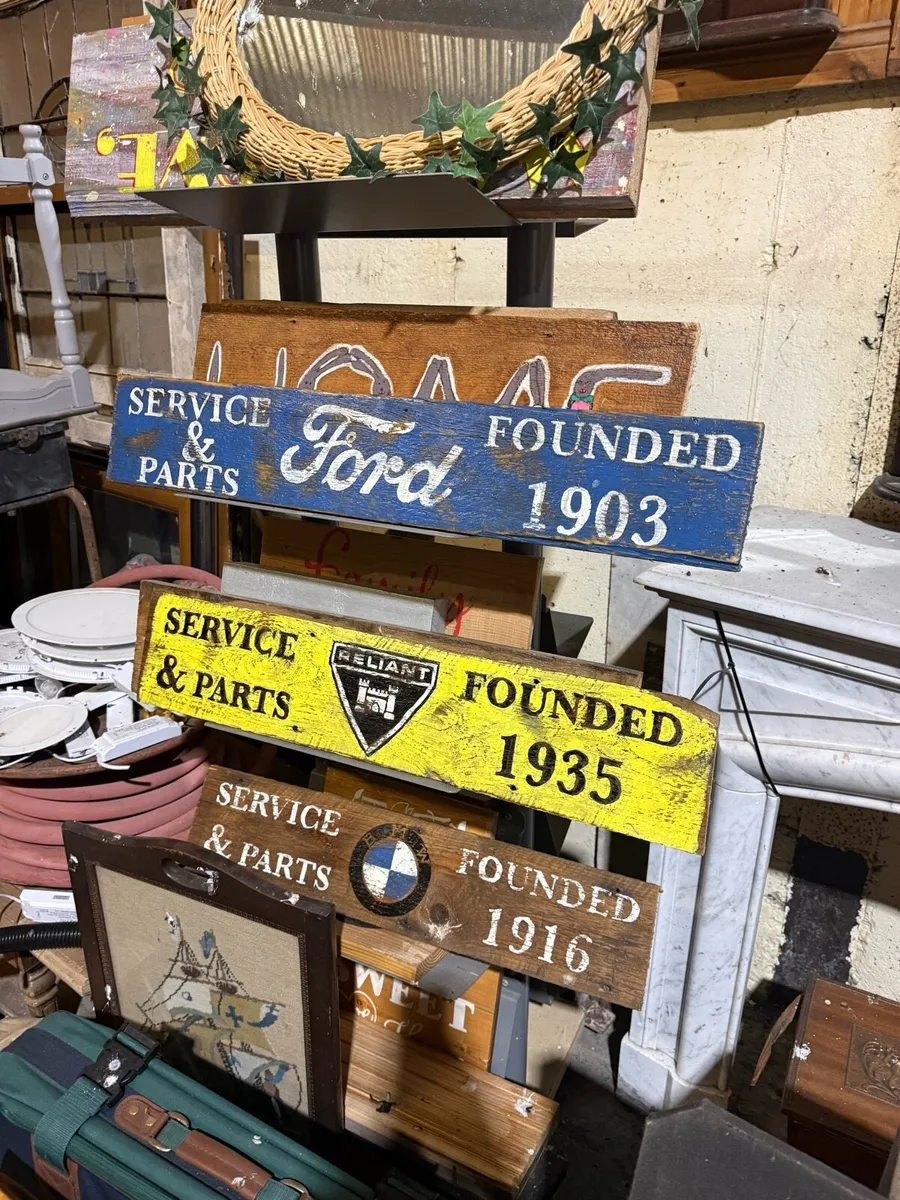 Selection of Hand Painted Signs. - Image 4