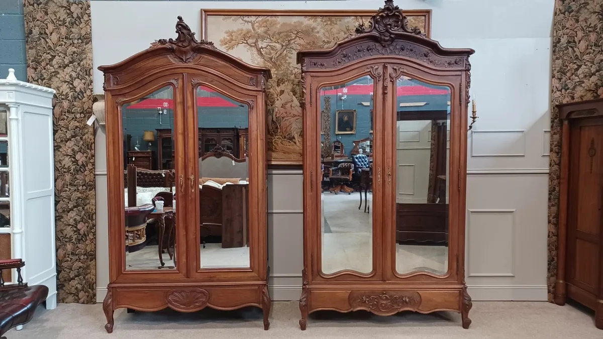 Two wardrobes Louis XV - Image 1