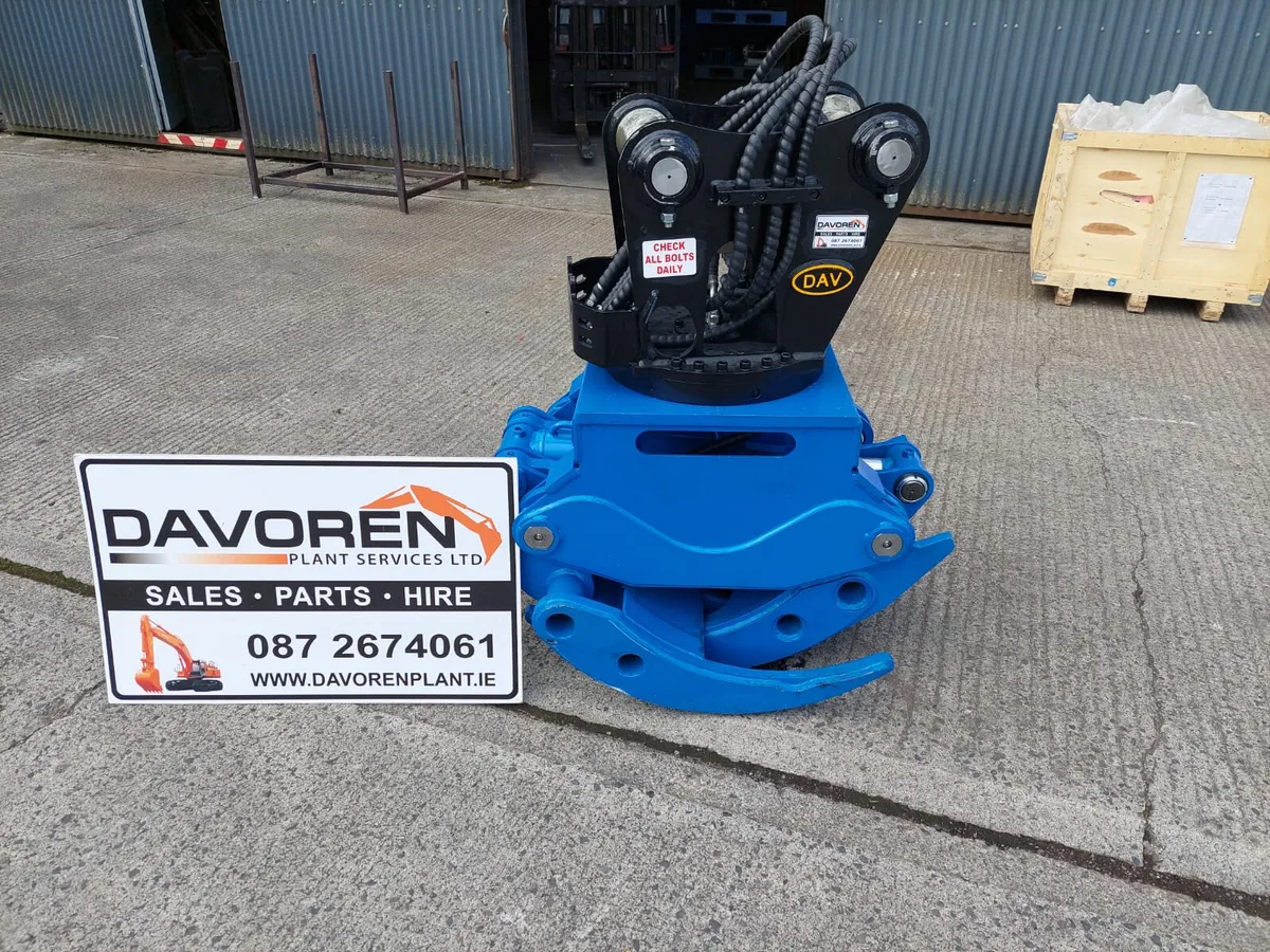 Hydraulic log/bush/pole grabs - Image 1