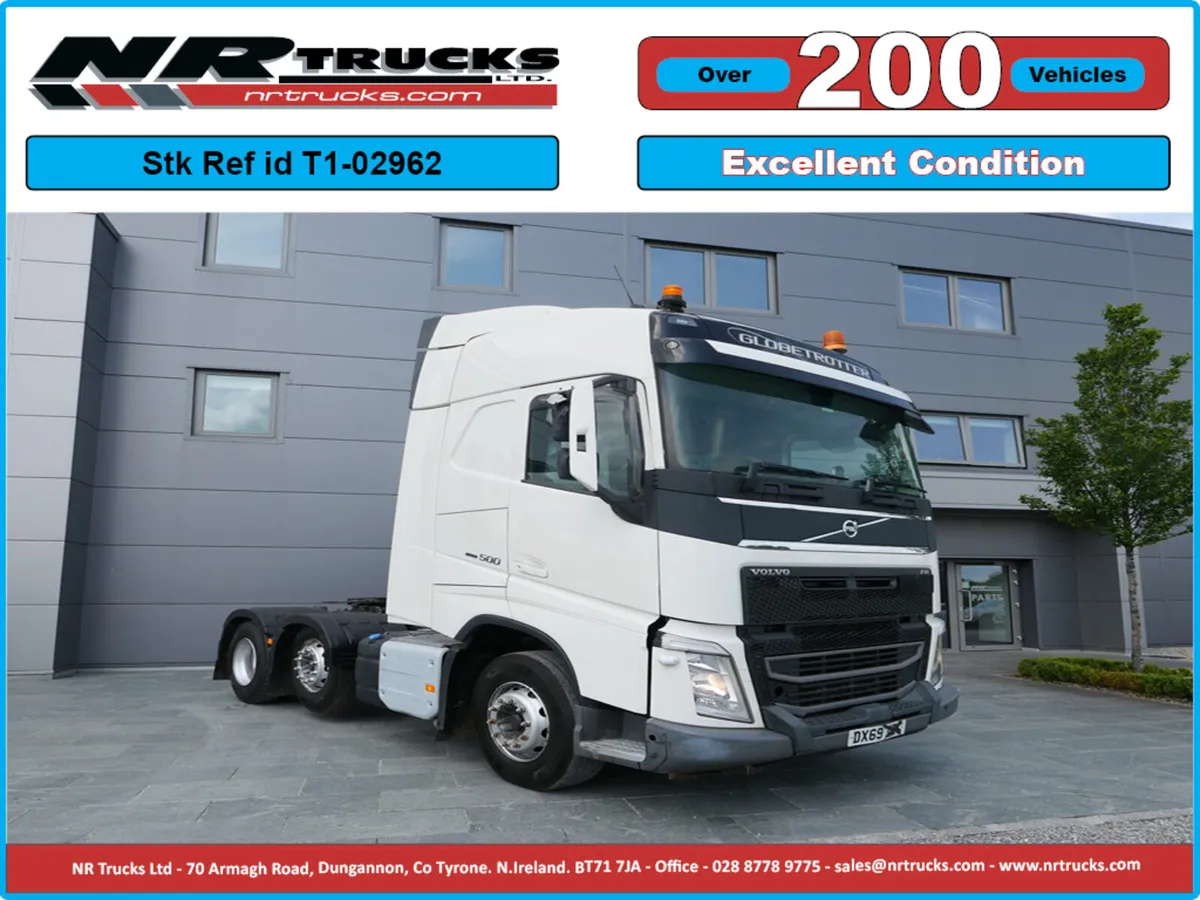 Volvo FH 500 Globetrotter 6x2  Midlift Ishift - Image 1