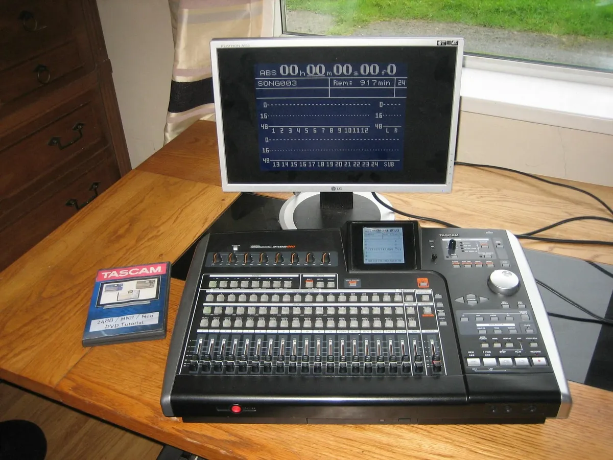 Tascam 2488 Neo +LG Screen 24 Track Recorder..PWO - Image 1