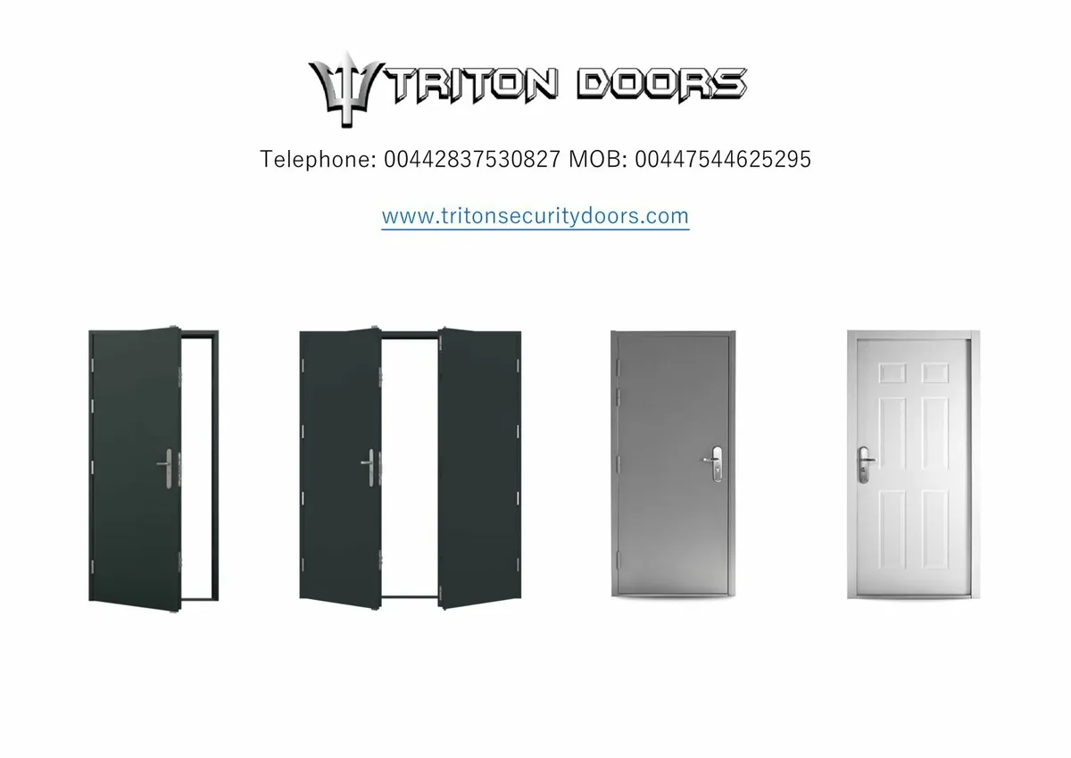 Steel Security Doors - Image 1