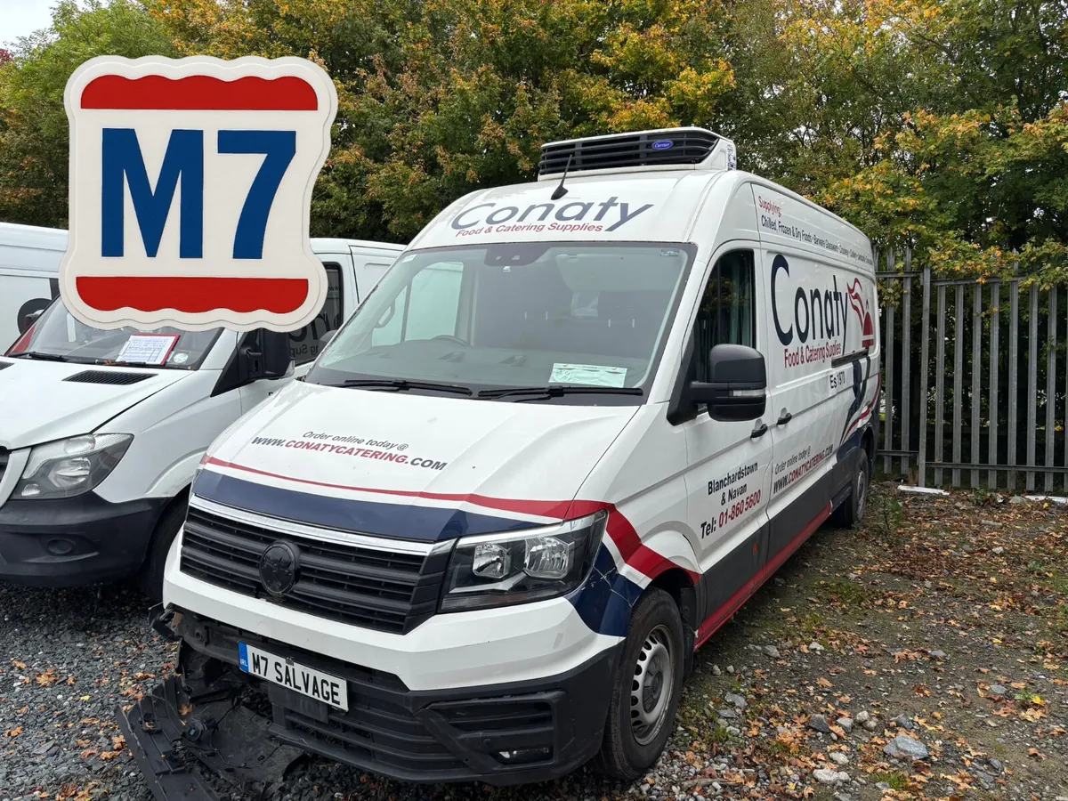 21 VW Crafter Fridge+Freezer 105km Sump Damage - Image 1