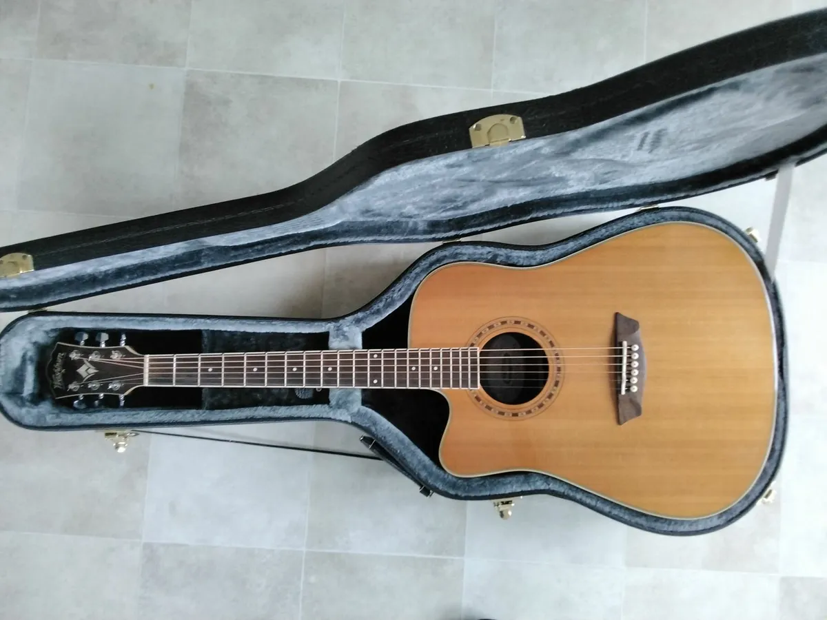 Washburn Acoustic/Electric L.H. guitar - Image 1