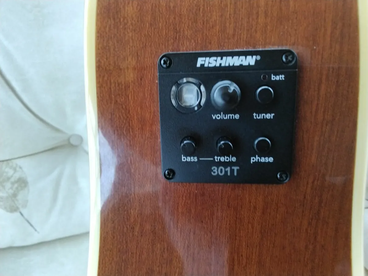 Washburn Acoustic/Electric L.H. guitar - Image 3