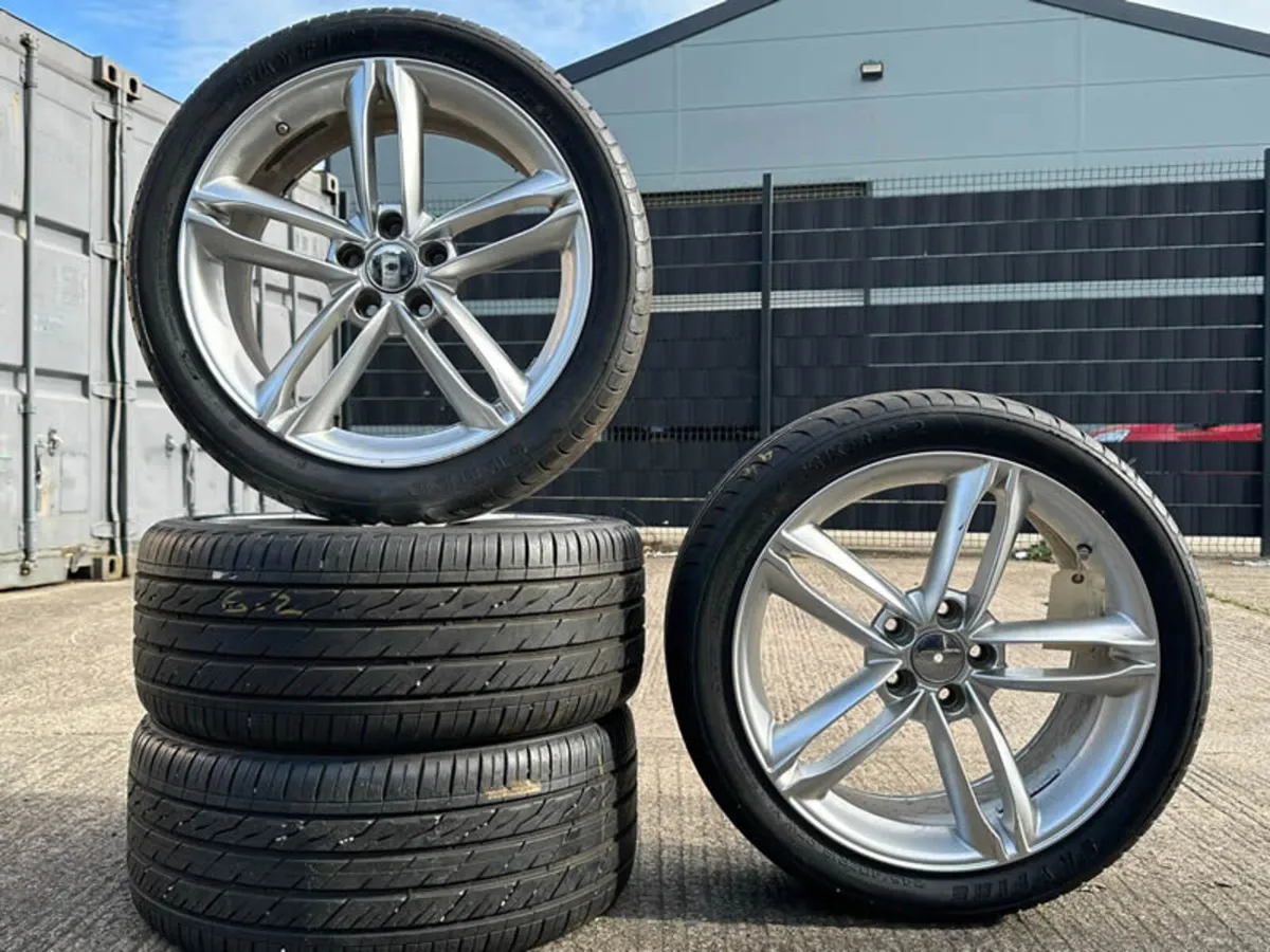18" Audi Style Alloys & Tyres For Audi A4 - Image 1