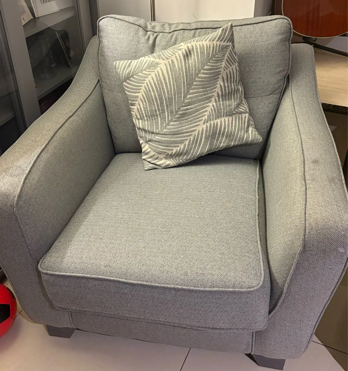 3 Seater / 2 Seater / 1 Seater Couch Set Grey - Image 2