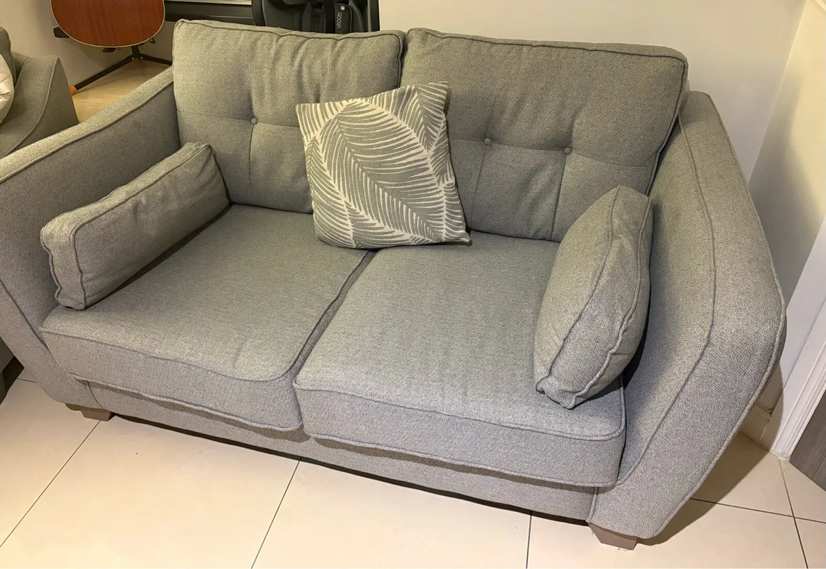 3 Seater / 2 Seater / 1 Seater Couch Set Grey - Image 3