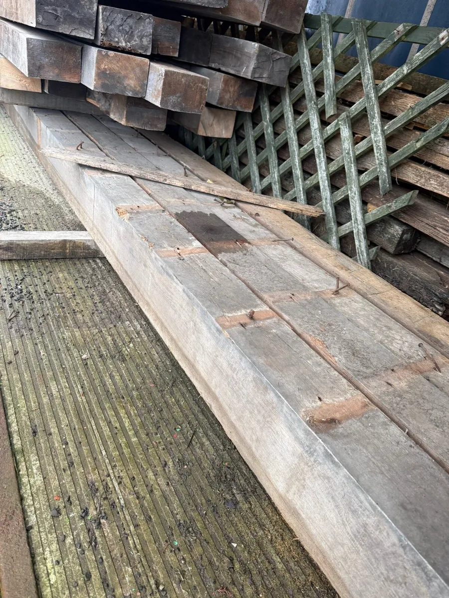 Large selection of reclaimed beams - Image 4