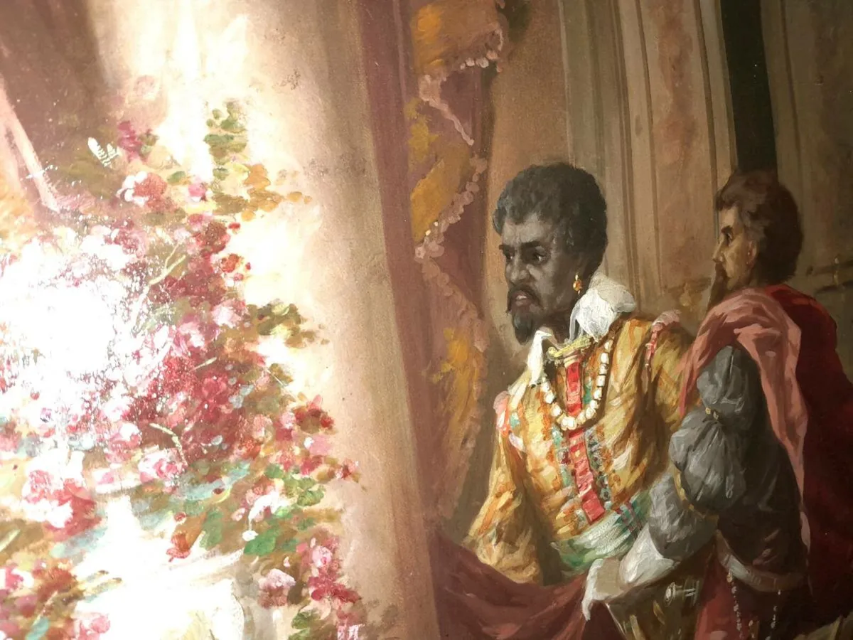 Large antique oil painting Heinz Pinggera 1911 - Image 3