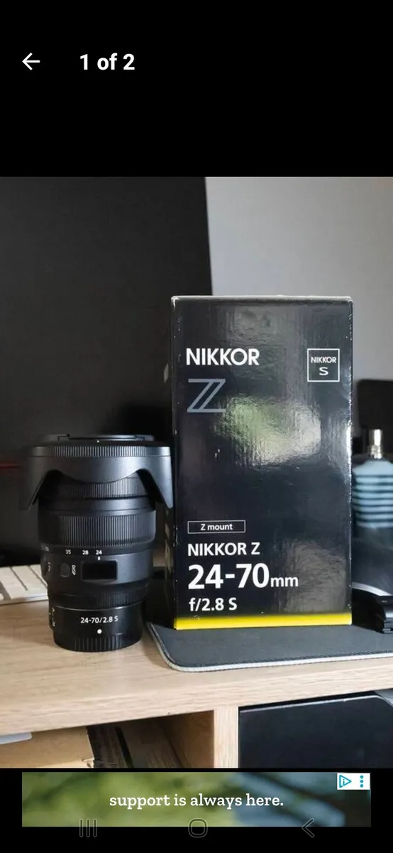 Nikon z lens 24-70 - Image 1