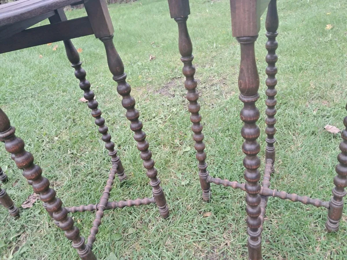 3 oak tables - Image 2