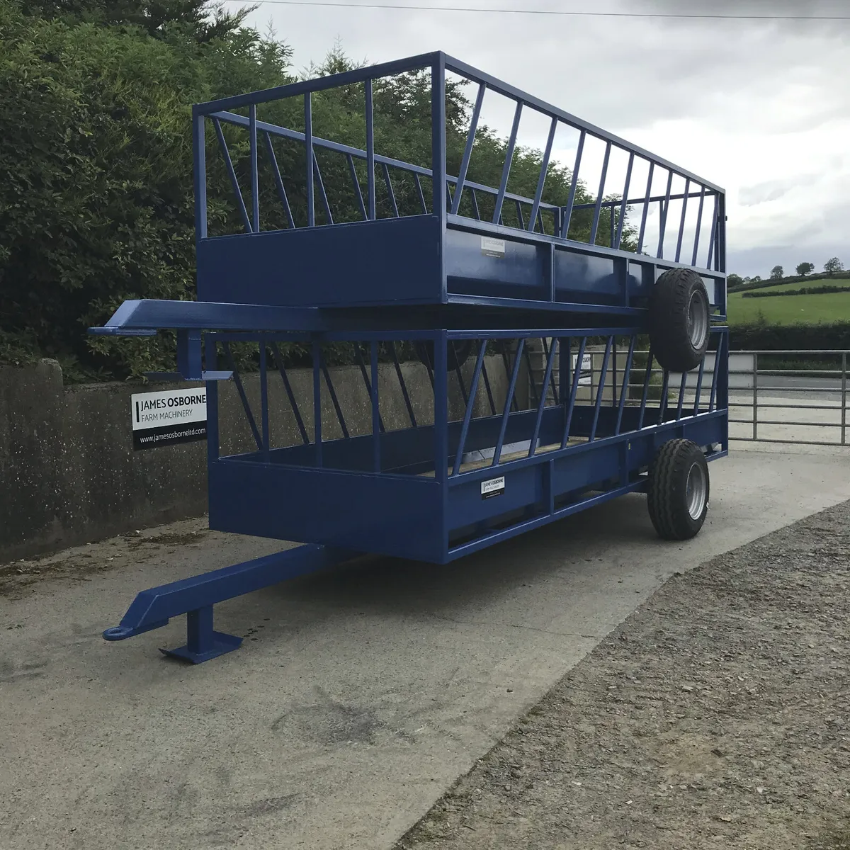 Osborne 15'6" cattle feeding trailer - NEW - Image 1