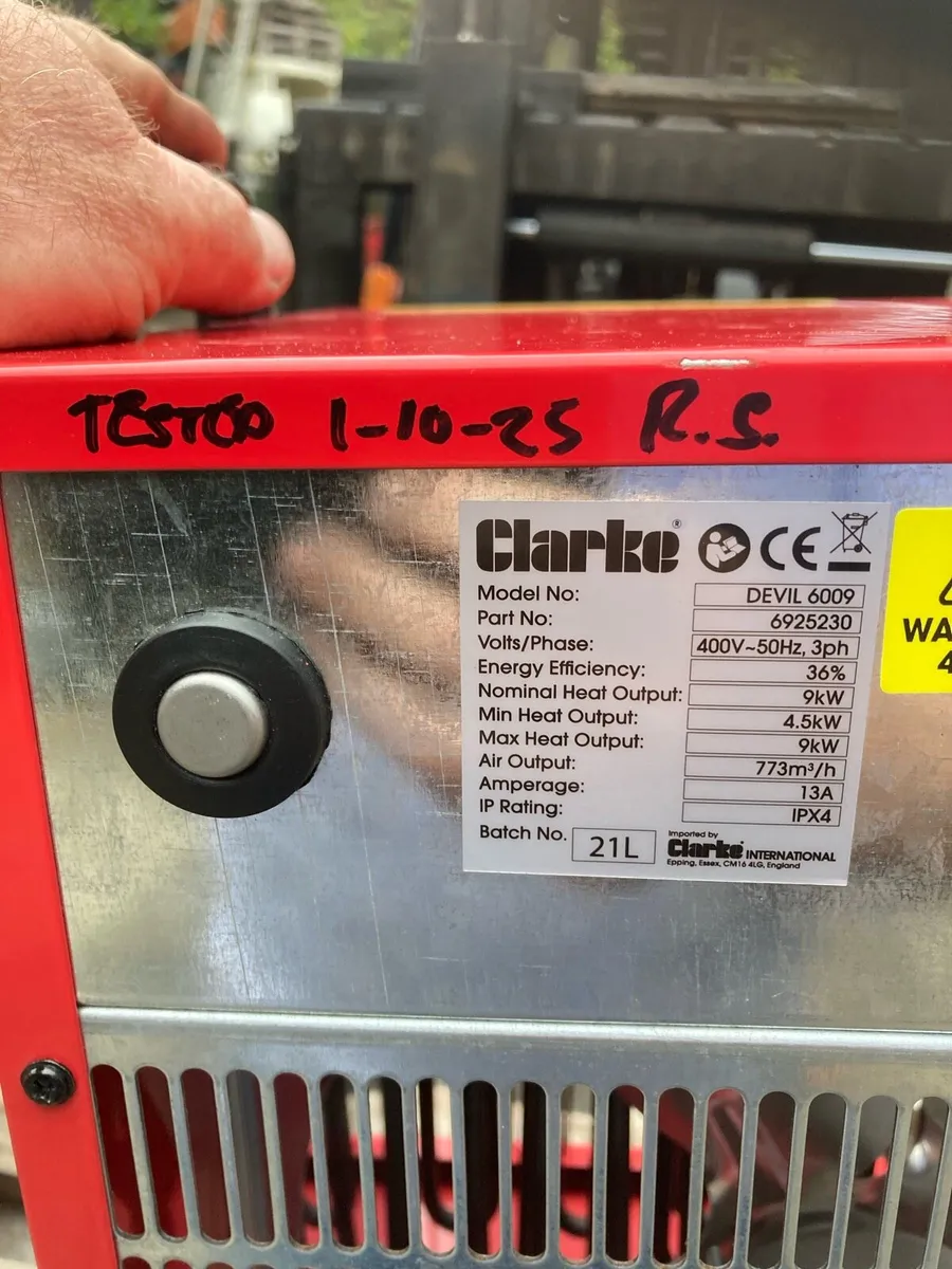 9 Kw 3 phase 380/415 volts electric heater - Image 3