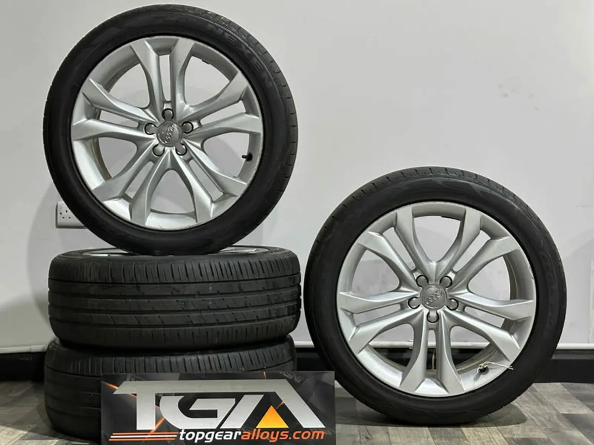 20" GENUINE OEM AUDI Q5 ALLOY WHEELS & TYRES - Image 1