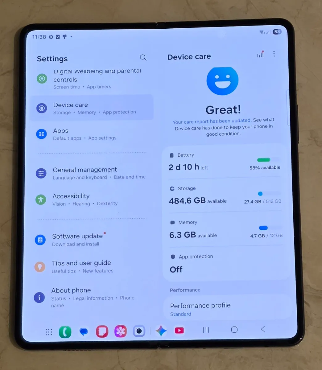 Samsung Galaxy Fold4 - 512MB - Image 1
