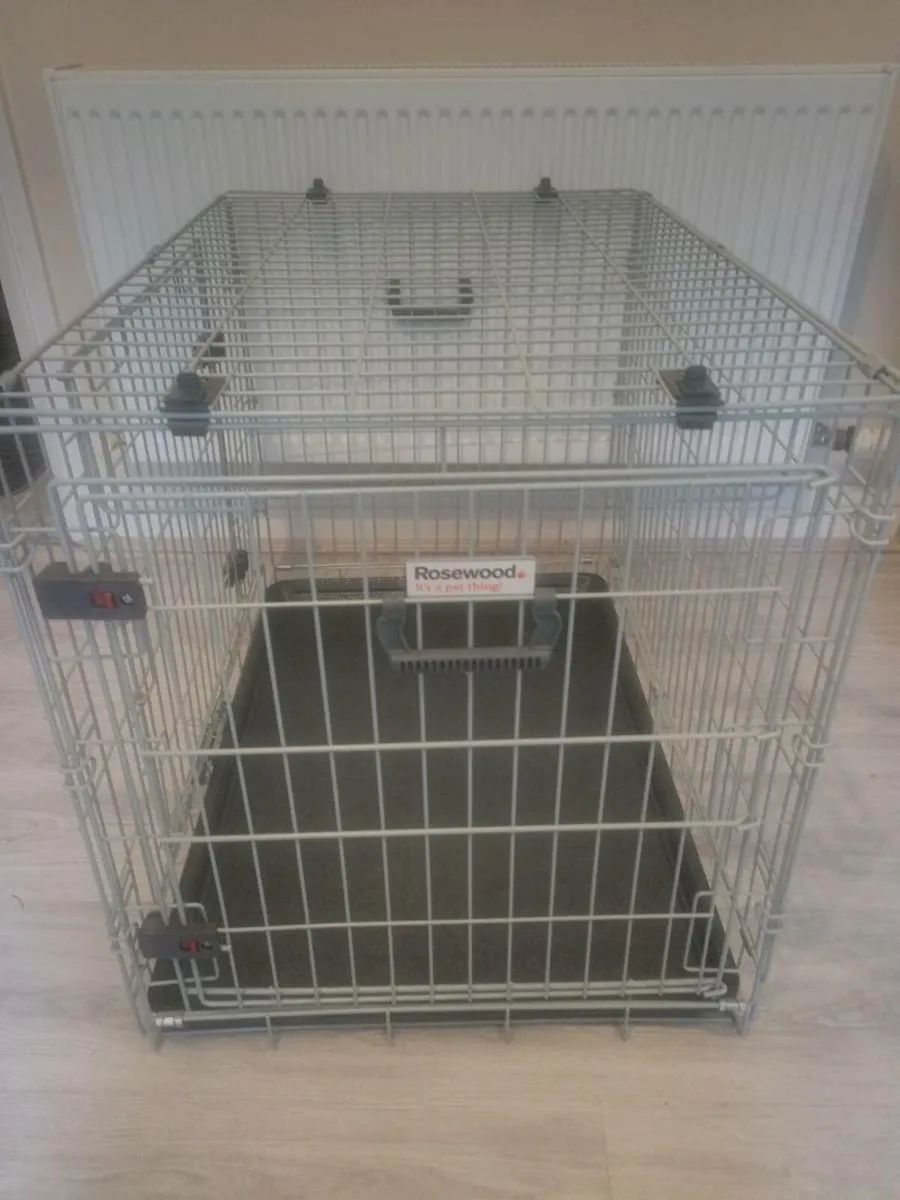 Rosewood Medium dog travel crate. - Image 2