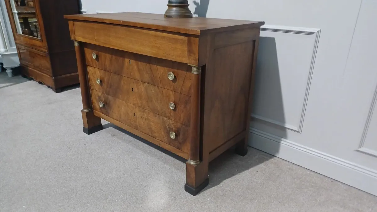 Original French Empire chest of drawers - Image 2