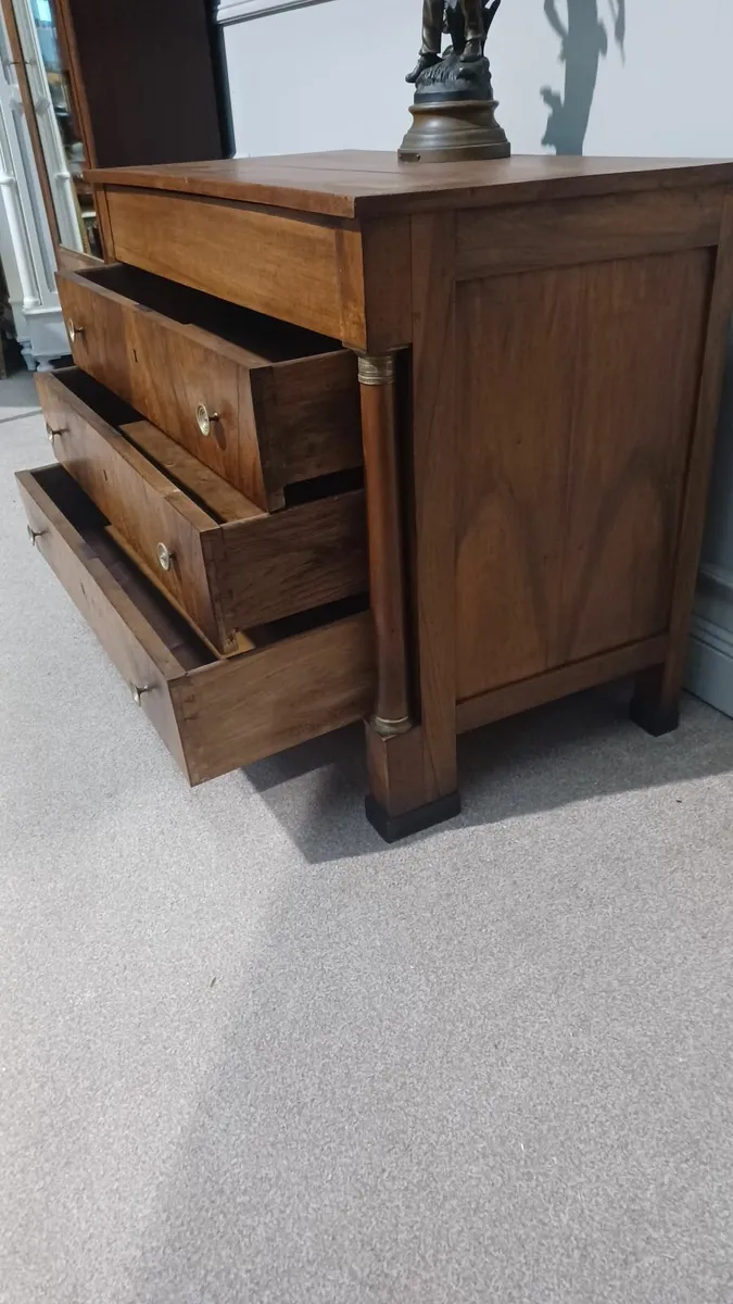 Original French Empire chest of drawers - Image 4