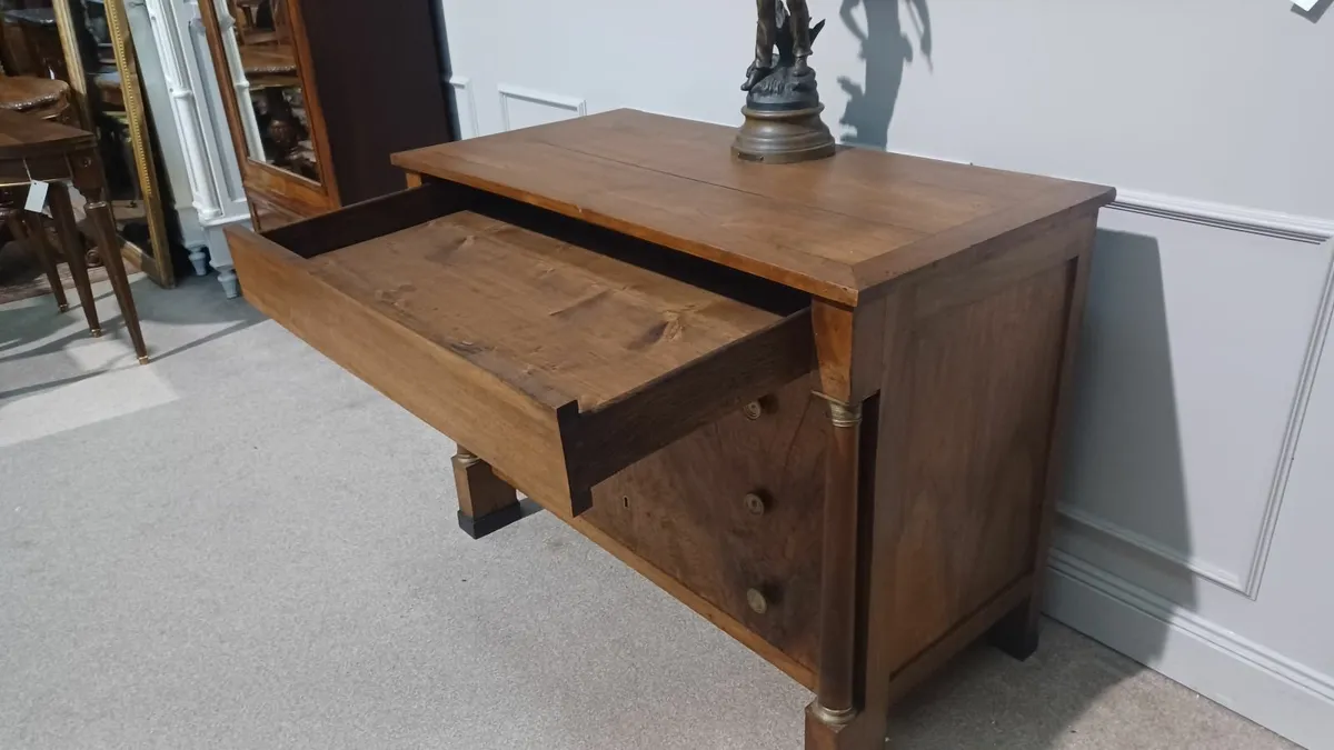 Original French Empire chest of drawers - Image 3