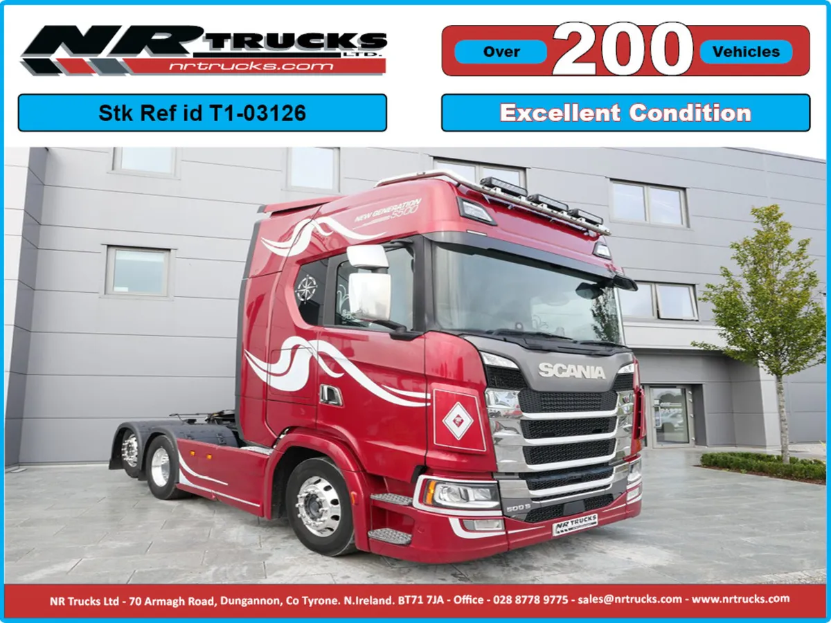 Scania 500S N/G Highline 6x2 Tag Axle Auto Gearbox - Image 1