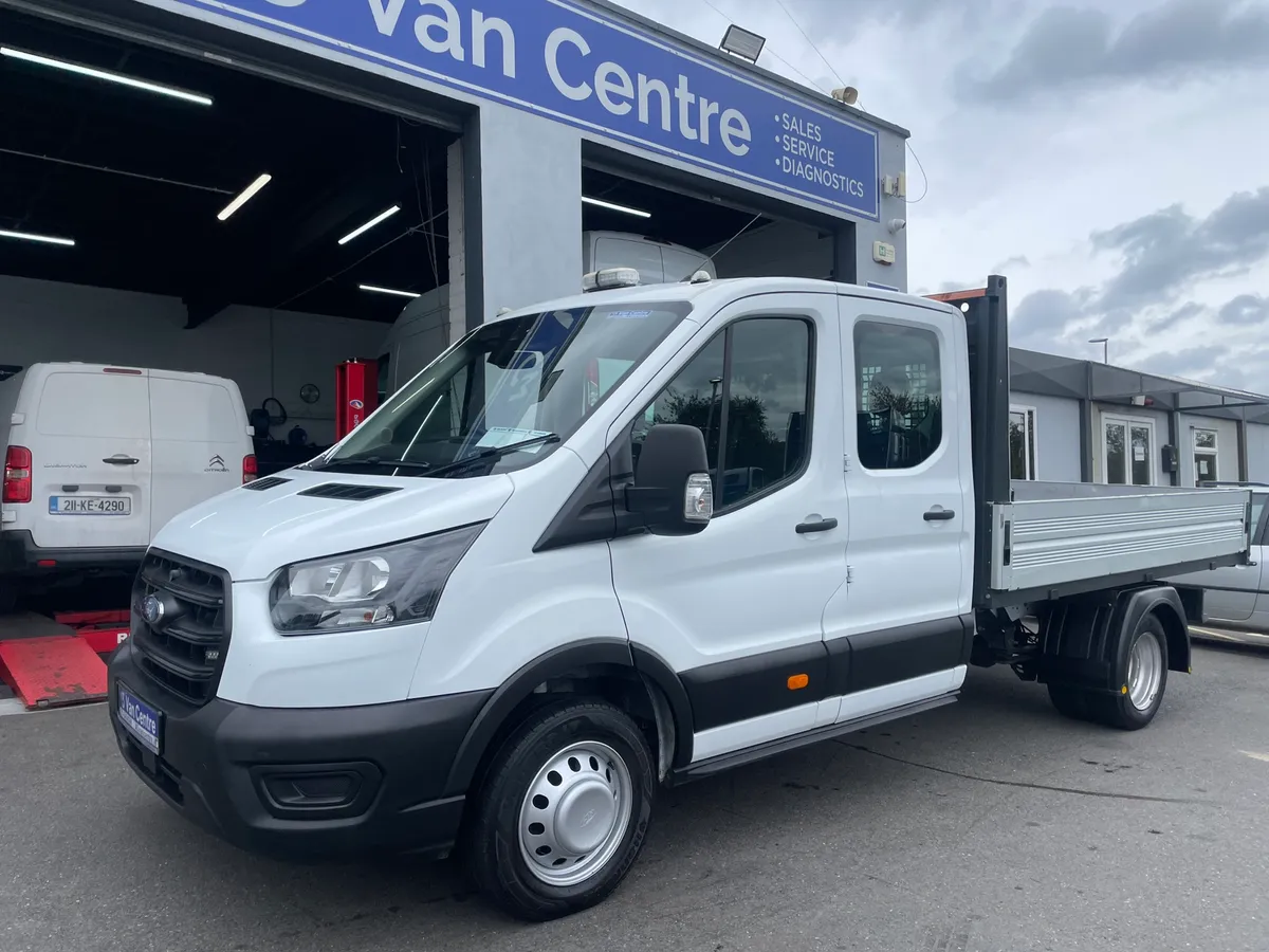 2021 Ford Transit Crewcab Twinwheel Dropside - Image 3