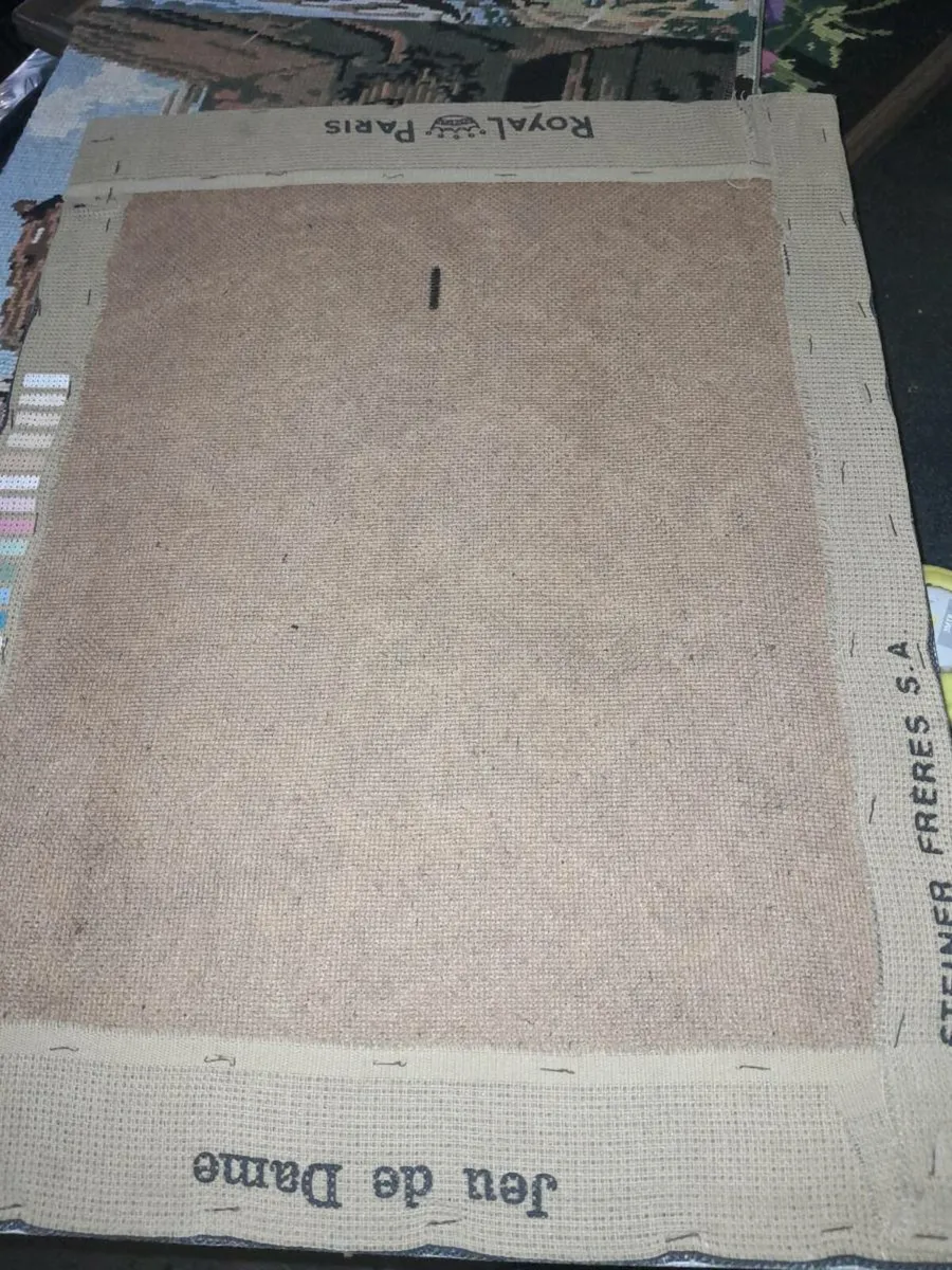 Original French tapestry on board - Image 3