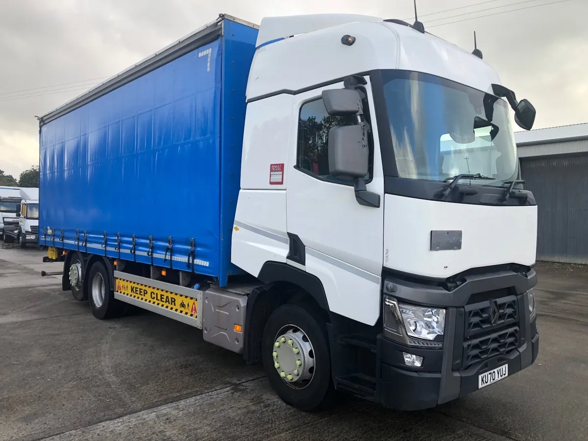 2021 Renault T Range 6x2 26 Ton curtianside - Image 1