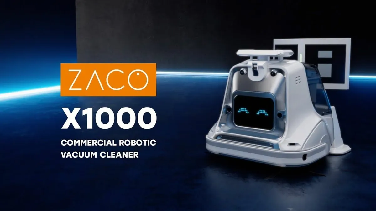 The ZACO X1000 AI-powered robotic vacuum cleaner - Image 1