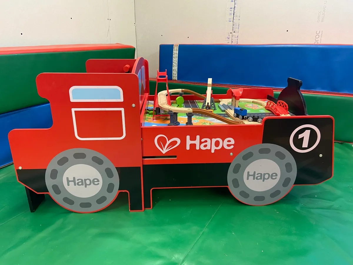 Hape Wooden Train Table - Image 1