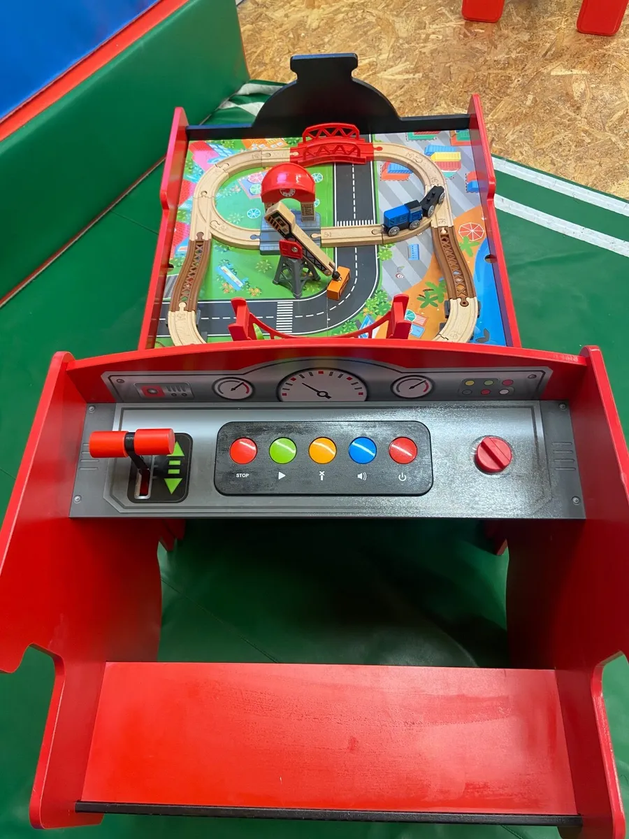 Hape Wooden Train Table - Image 3