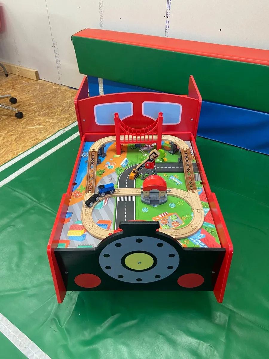 Hape Wooden Train Table - Image 4